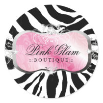 311-Lavish Pink Platter | Zebra Stickers