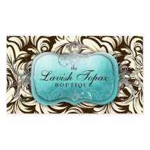 311-Lavish Topaz | Brown & Cream Business Card Templates