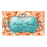 311 Lavish Topaz | Orange & Cream Business Card Template