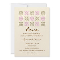 311-LEAF OF LOVE PINK AND GOLD ENGAGEMENT ANNOUNCEMENT