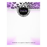 311 Leopard-Tique Purple Letterhead