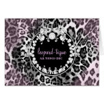 311-Leopard-Tique Thank you Card