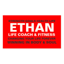 311 Life Coach / Trainer / Etc Red Charcoal Business Cards