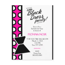 311- LITTLE BLACK DRESS INVITATION
