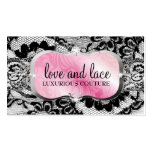 311 Love Lace - Pink Platter Business Card