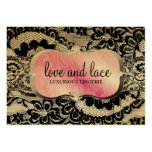 311 Love Lace - Pink Platter Metallic Paper Business Cards