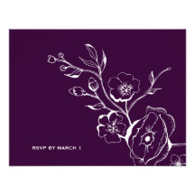 311-Lush Eggplant Purple RSVP Announcement