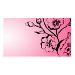 311-Lush Pink Black Name Card Business Card Templates