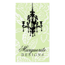 311-MARGARITA ON THE ROCKS VINTAGE DAMASK BUSINESS CARDS