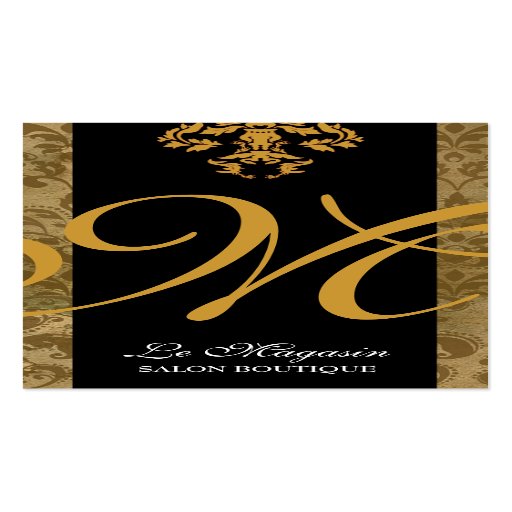 311 Marley Monogram Gold Rush Business Card