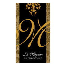 311 Marley Monogram Gold Rush Business Card