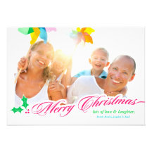 311-Merry Christmas in Living Colour! Personalized Invitation