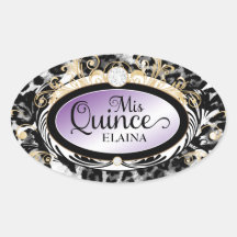311 Mis Quince Customizable Purple Sticker