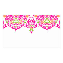 311 Mon Cherie Damask Vibrant Garden Name Card Business Card Templates