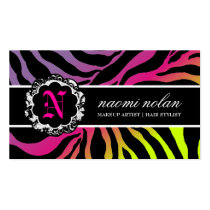 311-Naomi Zebra Print Pink Purebred Sunset