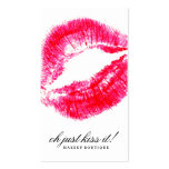 311-Oh Just Kiss it! Hott Pink Business Card