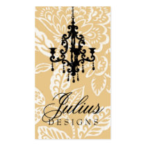 311-ORANGE JULIUS VINTAGE DAMASK BUSINESS CARD
