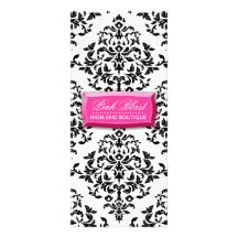 311-Pink Blast Damask Rack Card