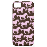 311 Pink & Brown Horse Print iPhone 5 Covers