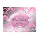 311-Pink Delish Damask Shimmer | Pink Postcard