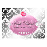 311 Pink Delish with Lips White Business Card