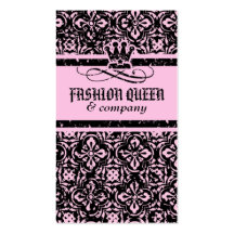 311-PINK GRUNGE QUEEN BUSINESS CARD