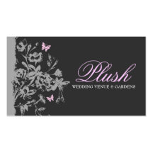 311-PLUSH GRAY GARDEN BUSINESS CARDS