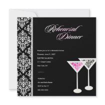 311-Rehearsal Dinner Damask Glass Pink Invites