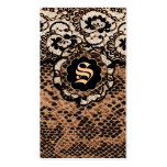 311 Sassy Snakeskin Business Card