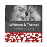 311-SAVE THE DATE RUBY RED magnets