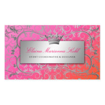 311-Silver devinent | Dreamsicle Cartes De Visite Personnelles