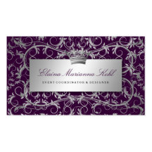 311-Silver devinent l'aubergine de | Carte De Visite