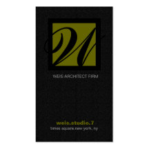 311-SIMPLY SQUARE MONOGRAM TEXTURE-SAGE BUSINESS CARD TEMPLATES