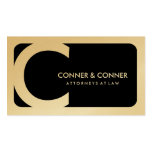 311-Sleek Corporate | Law Gold Card Business Card Templates