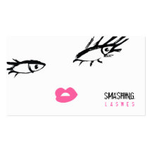 311-Smashing Lashes Business Card Templates