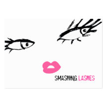 311-Smashing Lashes Chubby B Card Business Card Templates