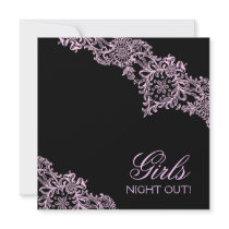 311 Straight Laced Pink Black Personalized Announcement