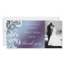 311-Swanky Swirls Thank You Photo Card Hydrangea