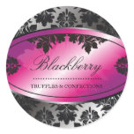 311-Sweet Blackberry Truffle Damask Stickers