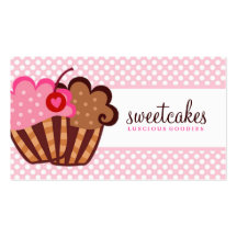 311-Sweet Cakes Cupcake Business Card