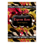 311 Tigress / Zebra Rose Business Card Templates