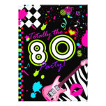 311-Totally the 80s Party Personalized Invitation