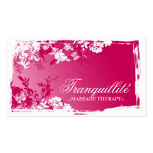 311-TRANQUIL GARDEN PINK FADE BUSINESS CARD