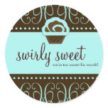 311-Turquiose Swirly Sweet Too Stickers