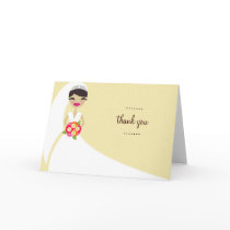 311-UPDO BRIDE THANK YOU BRUNETTE