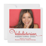 311 Valedictorian in Red Graduation Announcement