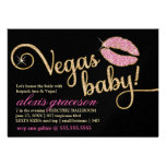 311 Vegas Baby Sparkle Kiss Metallic Custom Announcement