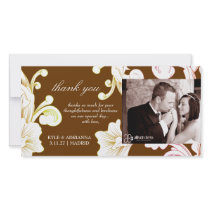 311-Vivid Foliage Flare Chocolate Brown Thank You