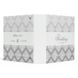 311-White Damask / Silver Fade binders