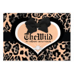 311 Wild at Heart Sexy Peach Business Card Templates